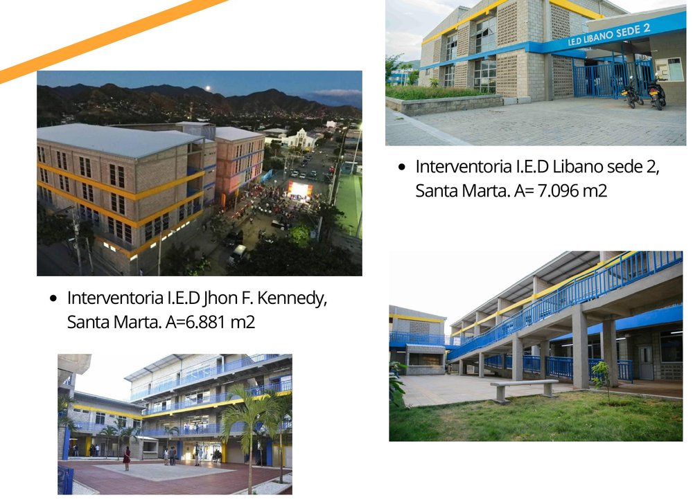 Interventoría instituciones educativas, Santa Marta